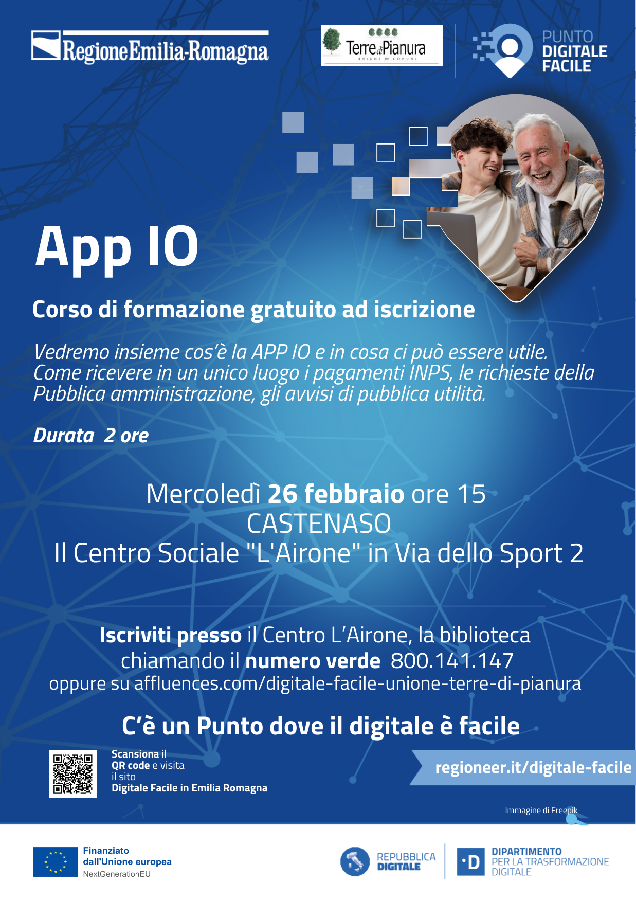 Volantino iniziativa corso App IO