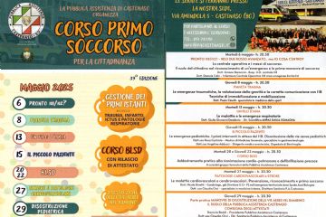 Locandina corso primo soccorso per la cittadinanza
