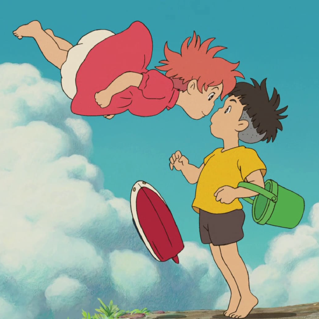 frame del film "Ponyo sulla scogliera"