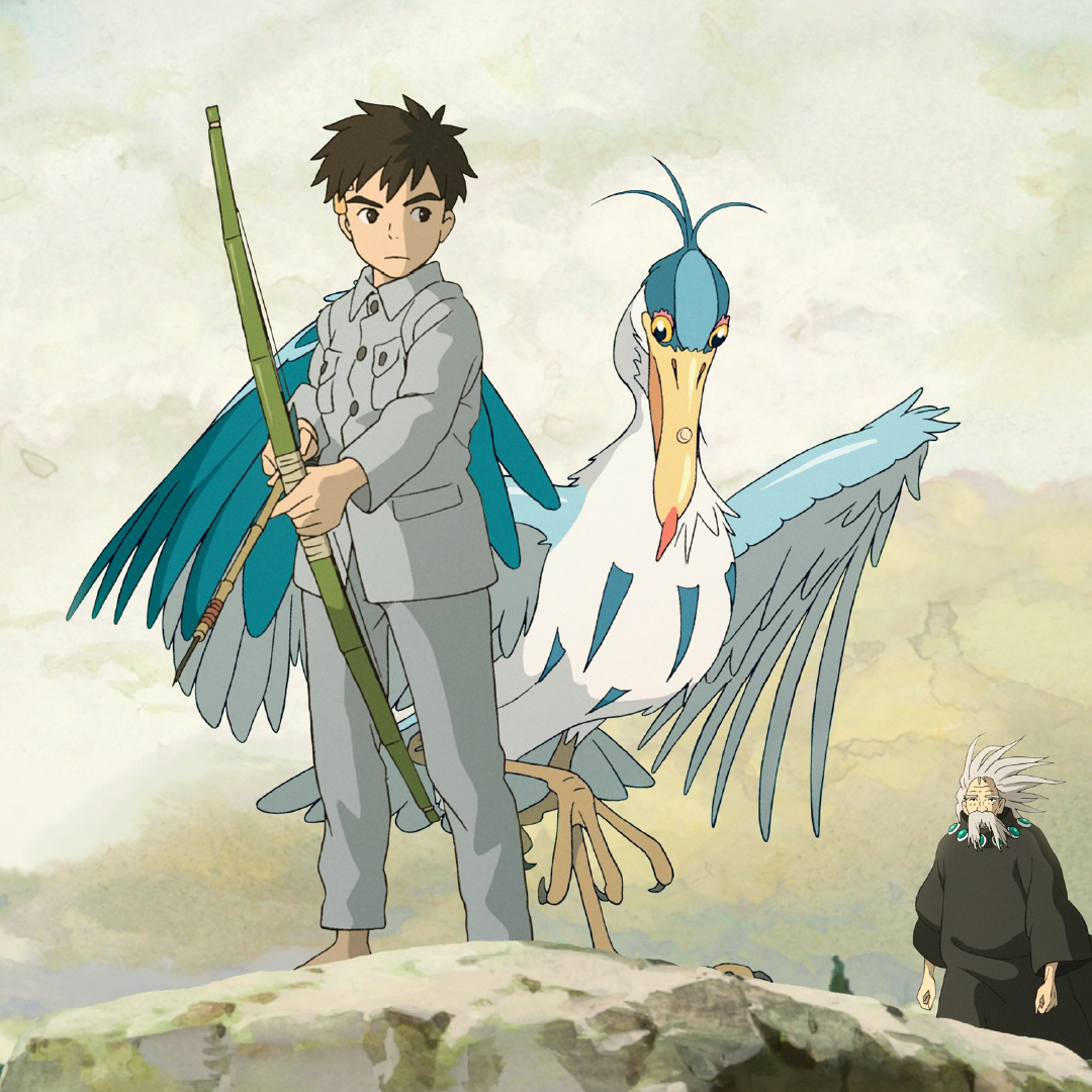 frame del film "Il ragazzo e l'airone"