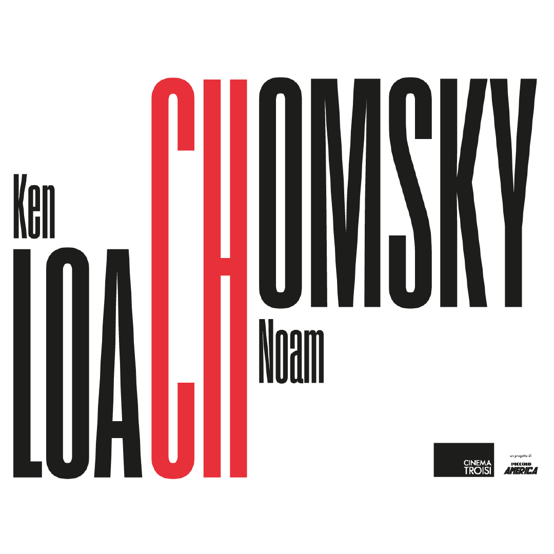 frame del film "Dialogo fra Noam Chomsky e Ken Loach"