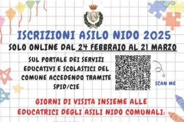 Locandina open day, iscrizioni asilo nido 2025