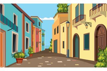 Illustrazione borgo