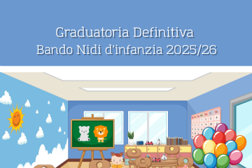 Graduatorie definitive di ammissione agli asili nido a.s. 2025/26