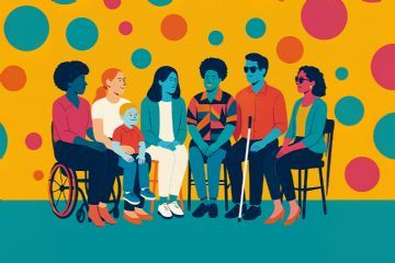 illustrazione di una riunione di persone