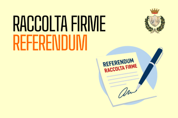 Raccolta firme per proposta di Referendum Abrogativo